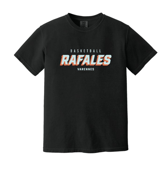 T-shirt noir Rafales